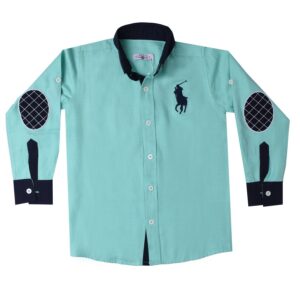 پیراهن پسرانه آبی